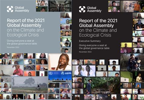 Report And Evaluation Of The 2021 Global Assembly Global Assembly