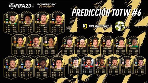 Fifa 23 Predicción Del Equipo De La Semana Totw 6