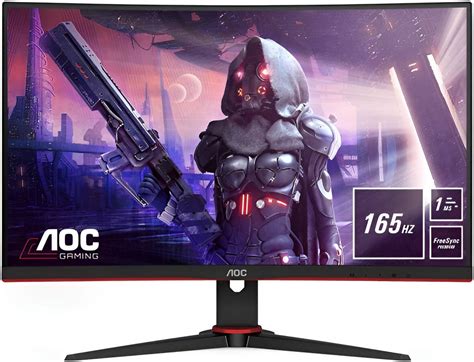 AOC C27G2 27" Full HD VA 165Hz Curved Monitor, 1920 x 1080 Full HD ...