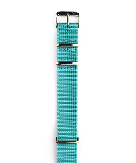 Sommar Nato Strap Textile Nato Strap In Turquoise Vild Hamburg