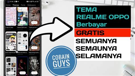 YAKIN BERHASIL Cara Pakai Tema Realme Oppo Berbayar Jadi Gratis