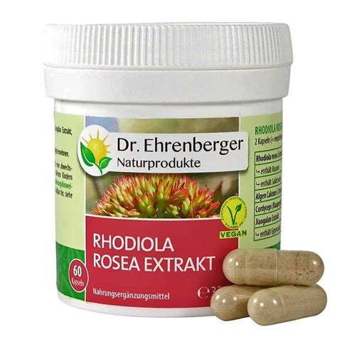 Dr Ehrenberger Rhodiola Rosea Kapseln 60 St Shop Apotheke