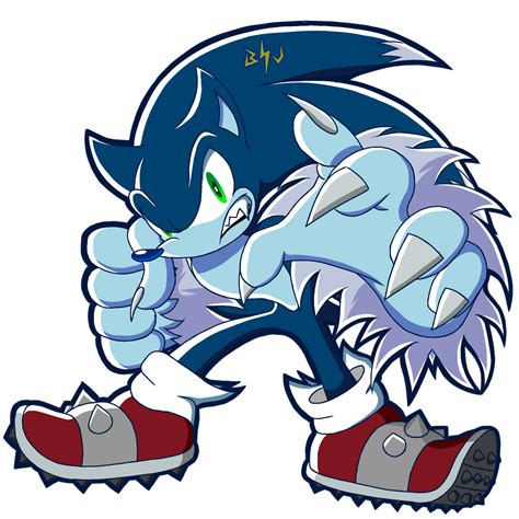 Sonic The Werehog By Bluebolt Hedgehog On Deviantart