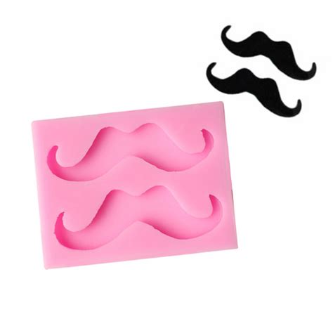 Molde silicón bigotes x2 INSUMOSDJ EC