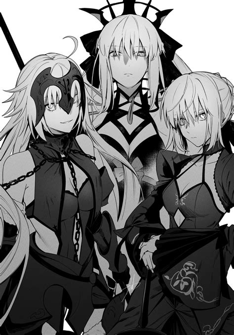 Artoria Pendragon Jeanne D Arc Alter Jeanne D Arc Alter Saber Alter