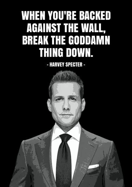 Harvey Specter Quotes Posters And Prints By Artext Printler