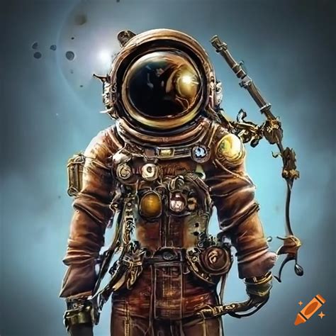 Steampunk Astronaut Space On Craiyon