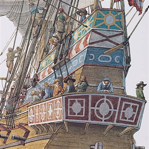 Ship Susan Constant Signed By Artist Etsy