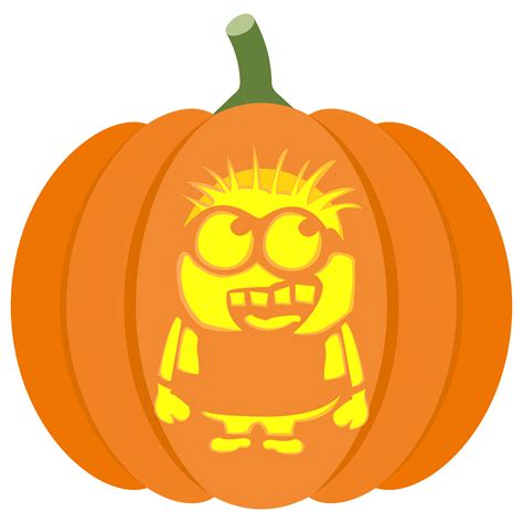 Printable Pumpkin Carving Stencils Minion