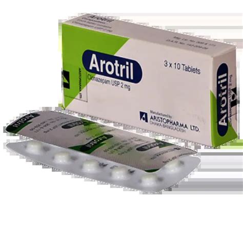 Arotril 2 Mg Tablet 10 S Strip Online Pharmacy BD