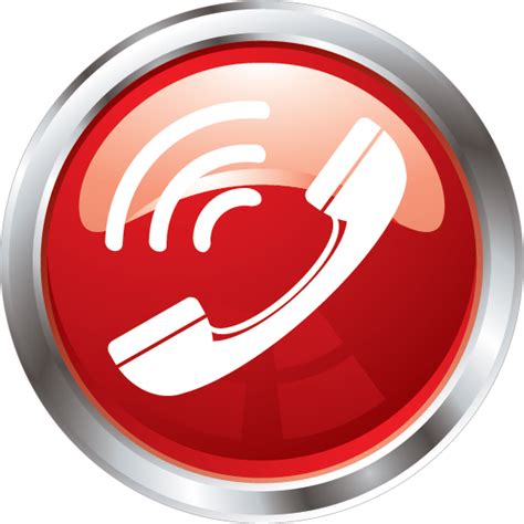 Red Phone Icon Png #175478 - Free Icons Library