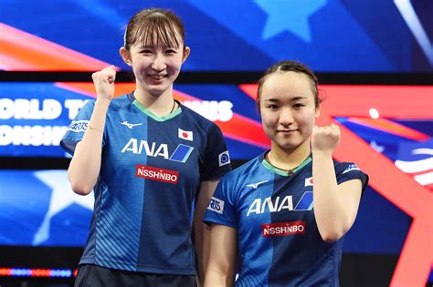 みまひなが世界の頂点へ「世界卓球2021」女子ダブルス決勝 11月30日（火）朝4時より緊急生放送！｜テレ東卓球news：テレ東