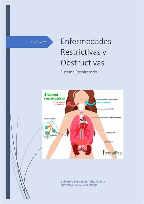 Enfermadades Restricitivas Y Obstructivas 10 11 2021 Enfermedades