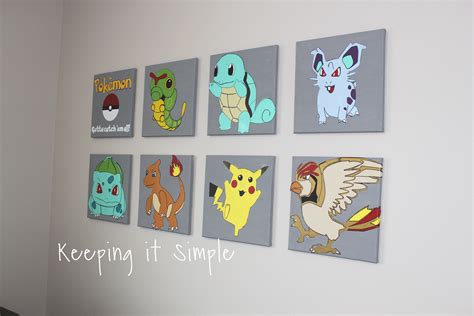 Pokemon-Vinyl-Decals-Wall-Art (5)2 • Keeping it Simple