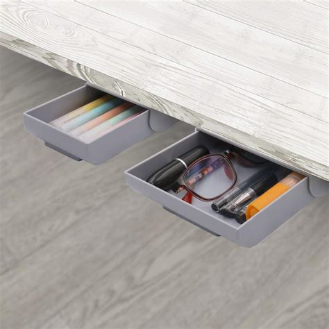 Buy Desk Drawer Attachment Pack Pencil Organizer Desk Hidden Desk