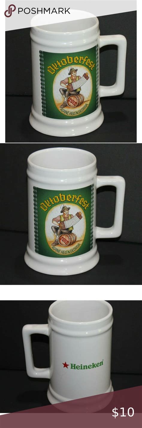 Oktoberfest Heineken Beer Stein Alpine Helen Georgia German Beer