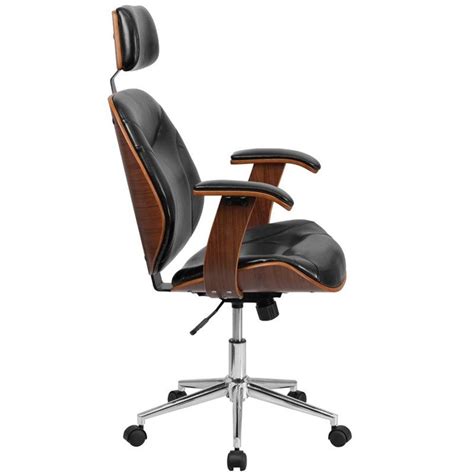 Leather Desk Chair On Wheels – HOMYSTYLE