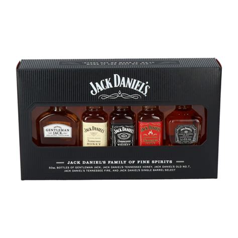 Jack Daniel's Whiskey Family of Fine Spirits Miniature Set - Contrademn