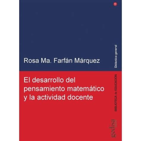 El Desarrollo Del Pensamiento Matem Tico Y La Actividad Docente