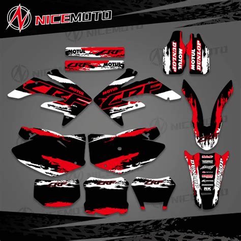 Nicemoto Kit De Adesivos Gr Ficos Para Motocicletas Honda Crf250x Crf