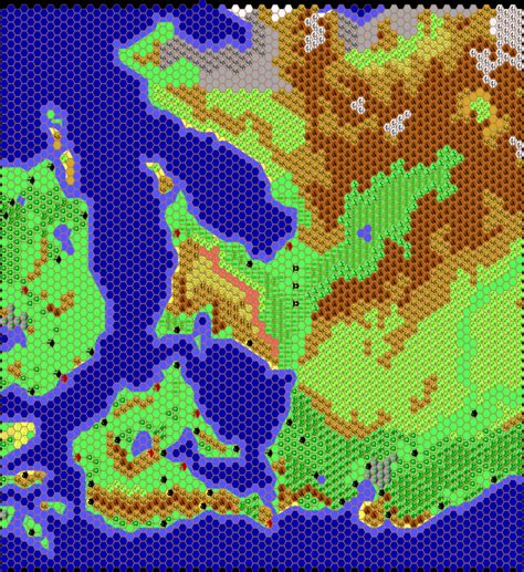 Thibault’s Skothar, 72 miles / hex 1999 | Atlas of Mystara