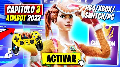 LA MEJOR SENSIBILIDAD AIMBOT en FORTNITE 2022 CAPÍTULO 3 MEJOR