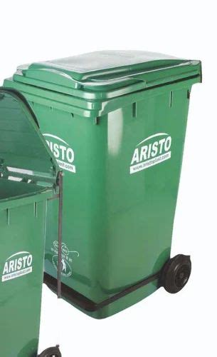 Plastic Aristo Dustbin Wheel With Pedal Type Ltr At Rs In Chennai