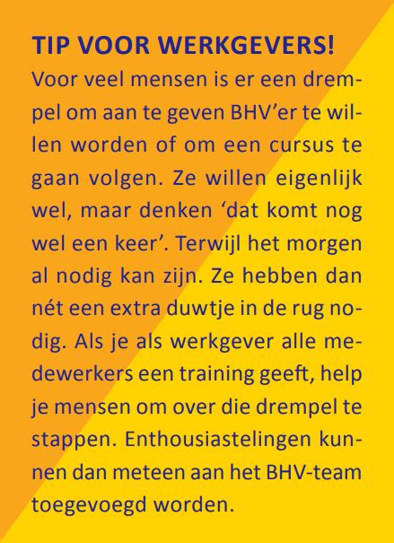 Bhv Iets Voor Mij Dag Van De Bhv