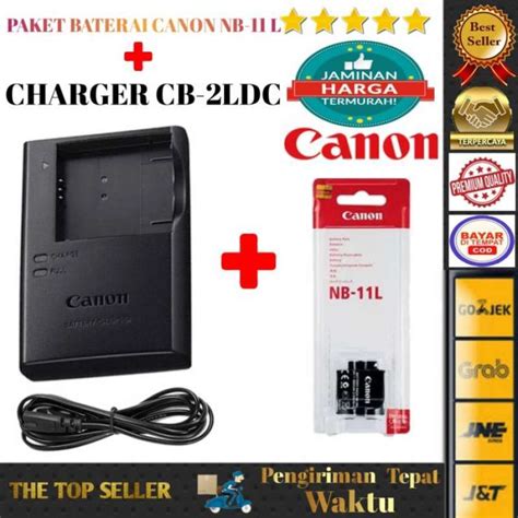 Jual Paket Batre Baterai Canon Nb 11l Charger Cb 2ldc Sx410 Sx420