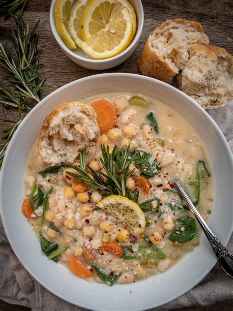 Creamy White Bean Soup With Lemon And Rosemary Sara Sullivan