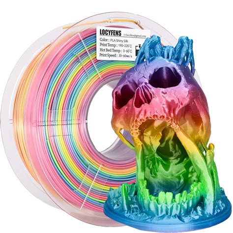 Locyfens Silk Pla Filament Multicolor 3d Printer Filament