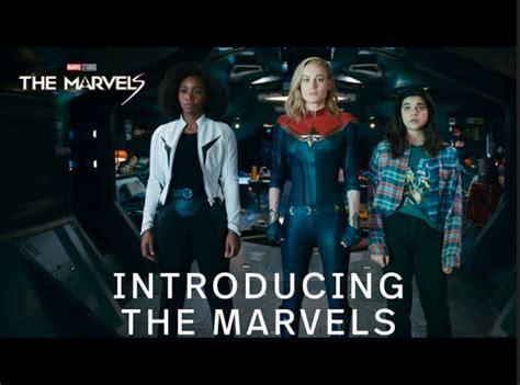 Introducing The Marvels Behind The Scenes Brie Larson Iman Vellani