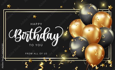 Vetor De Happy Birthday Vector Banner Design Happy Birthday To You