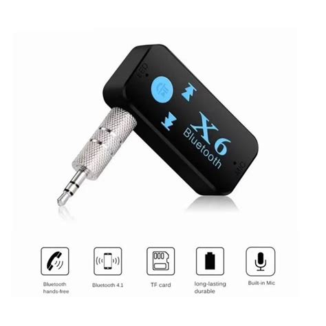 Adaptateur récepteur bluetooth 5 0 prise jack 3 5 mm A2DP