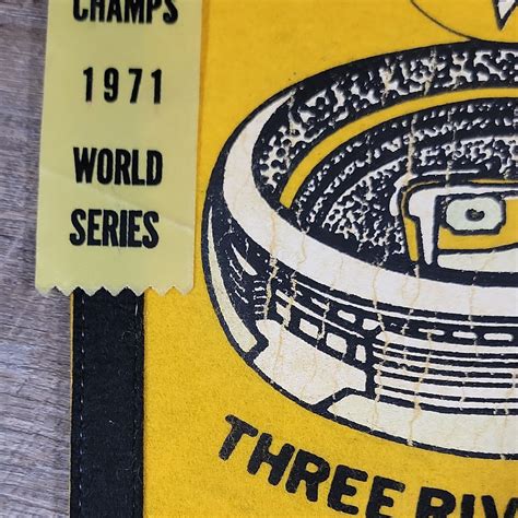 Vintage 1969 Pittsburgh Pirates Pennant Three Rivers Stadium Ebay