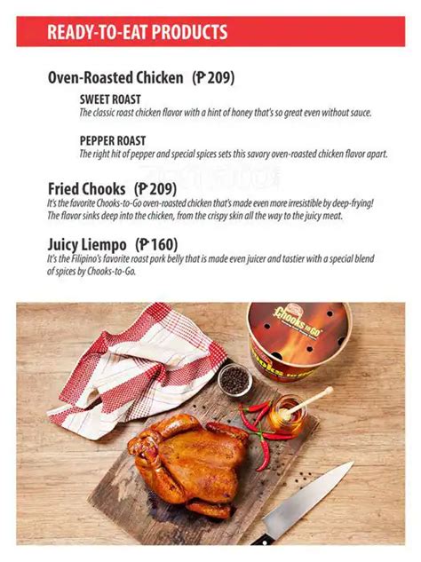 Chooks To Go Menu Menu For Chooks To Go Bagong Nayon Rizal Zomato