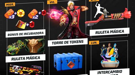 Agenda Semanal De Free Fire Del Al De Junio De Clarosports