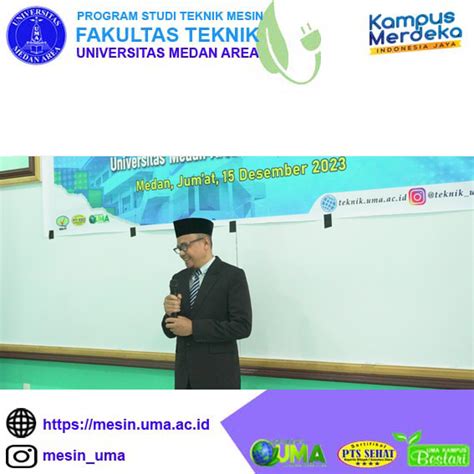 Pelantikan Fungsionaris Fakultas Teknik Universitas Medan Area Periode