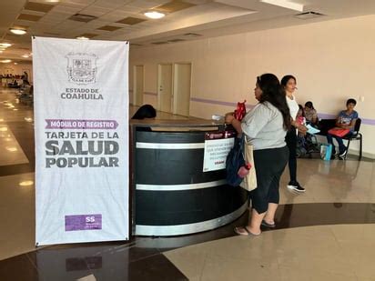 Instalan módulo de registro para Tarjeta de Salud Popular El Siglo de