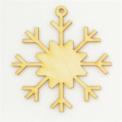 Snowflake Wood Cutout Wood Ornaments Wood Cutouts Wooden Ornaments