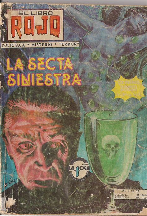 Cine Comics Y Series De Tv El Libro Rojo Revistas De Misterio Y Terror