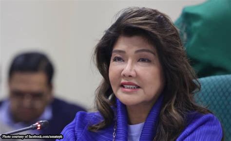 May solusyon Imee Marcos seeks Senate probe on El Niño s adverse effects