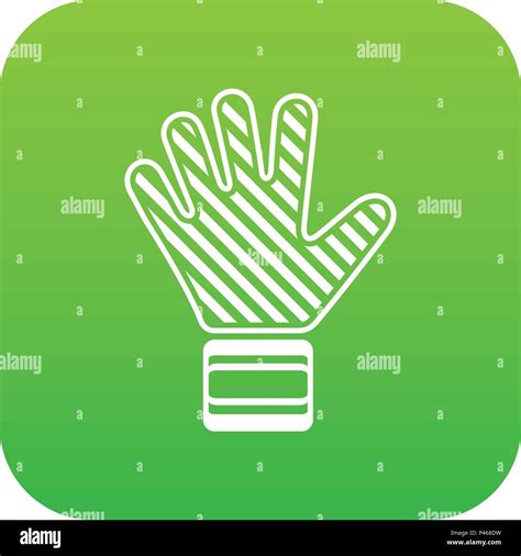 Goalkeeper Glove Icon Simple Black Style Stock Vector Image Art Alamy