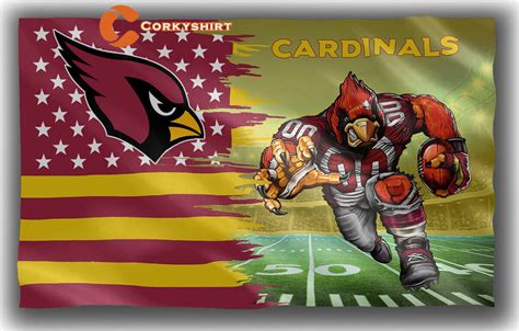 Arizona Cardinals Football Team Mascot Flag Fan best banner