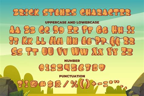 Brick Stones A Svg Color Font Design Cuts