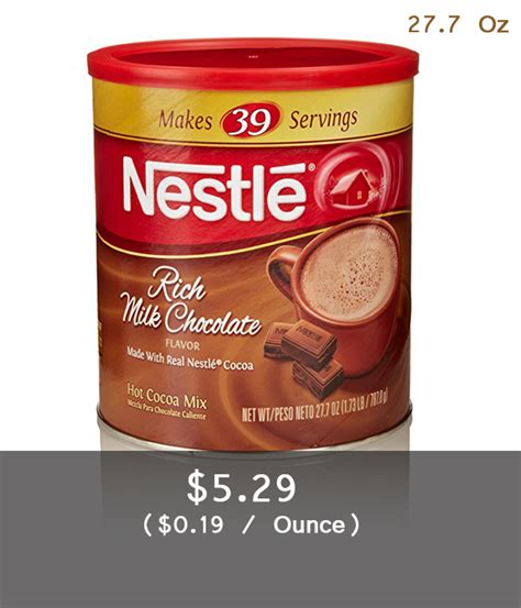 Nestle Rich Chocolate Hot Cocoa Mix Oz Easy Buy
