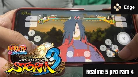 GamePlay Naruto Ninja Strom 3 Skyline Edge Realme 5 Pro Ram 4