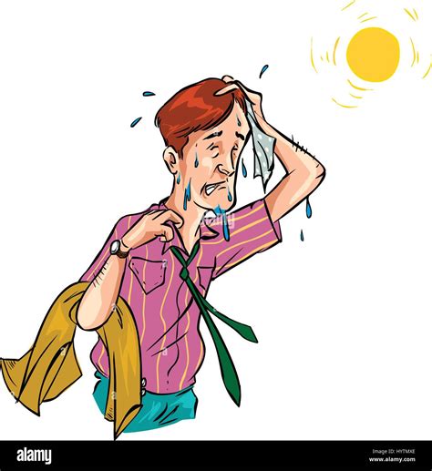 Sweating Stock Vector Images Alamy