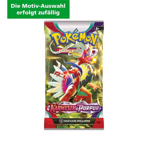 Pokémon Boosterpack Sammelkarten Karmesin Purpur DE