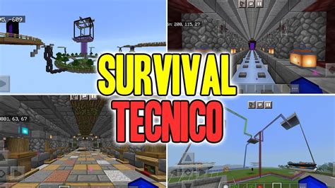 EL MEJOR SURVIVAL TECNICO DE Minecraft Bedrock DESCARGA Mi Mundo